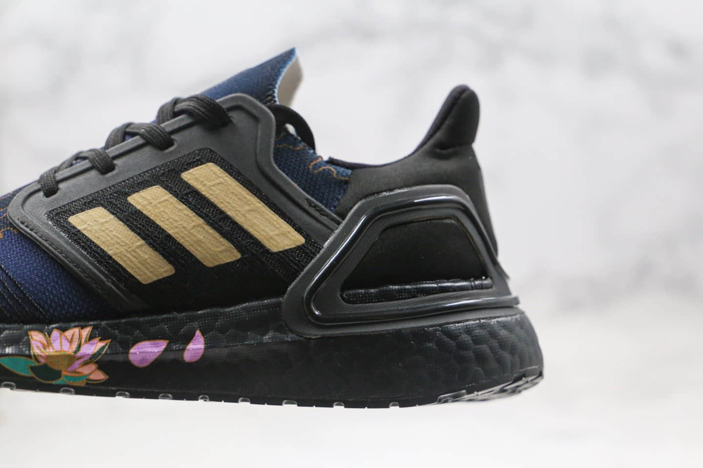 阿迪达斯Adidas UltraBoost 20 CNY纯原版本爆米花跑鞋花卉仙鹤中国年配色UB6.0原盒原标原楦头纸板打造 货号:FW4310