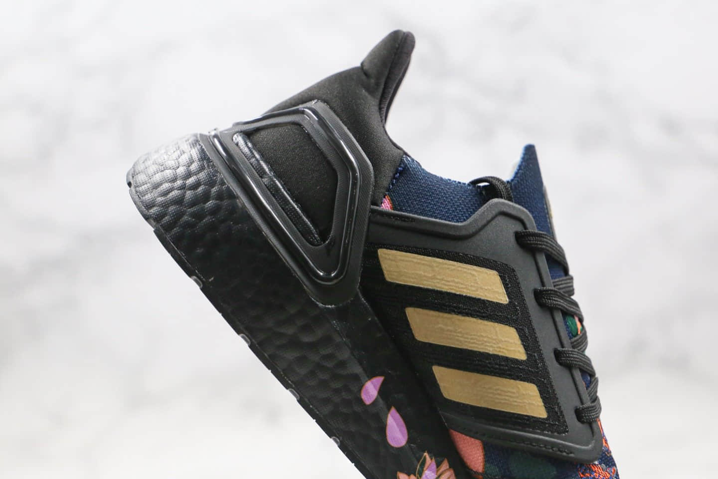 阿迪达斯Adidas UltraBoost 20 CNY纯原版本爆米花跑鞋花卉仙鹤中国年配色UB6.0原盒原标原楦头纸板打造 货号:FW4310