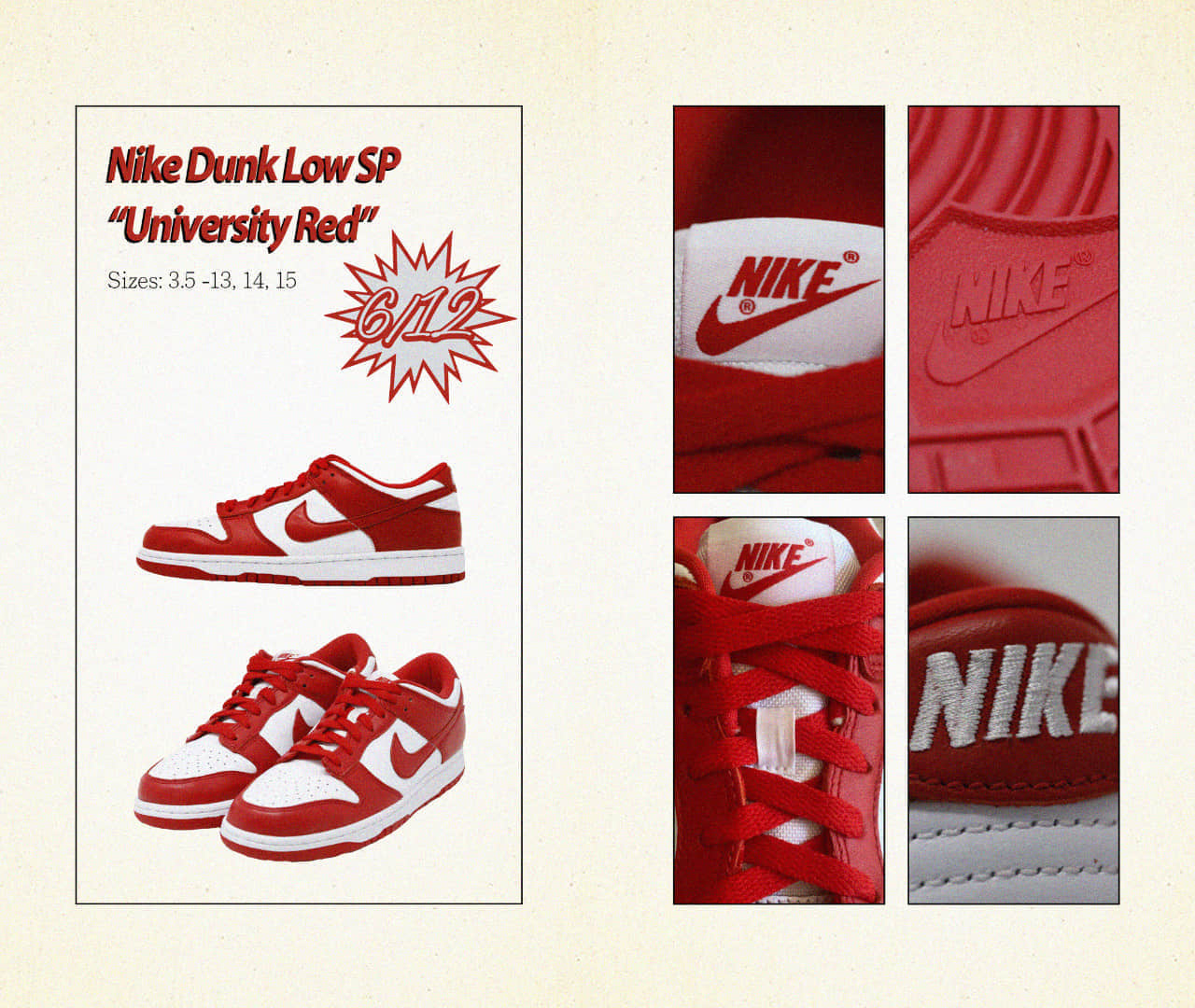 复古学院风!三双Dunk Low新品发售信息曝光!