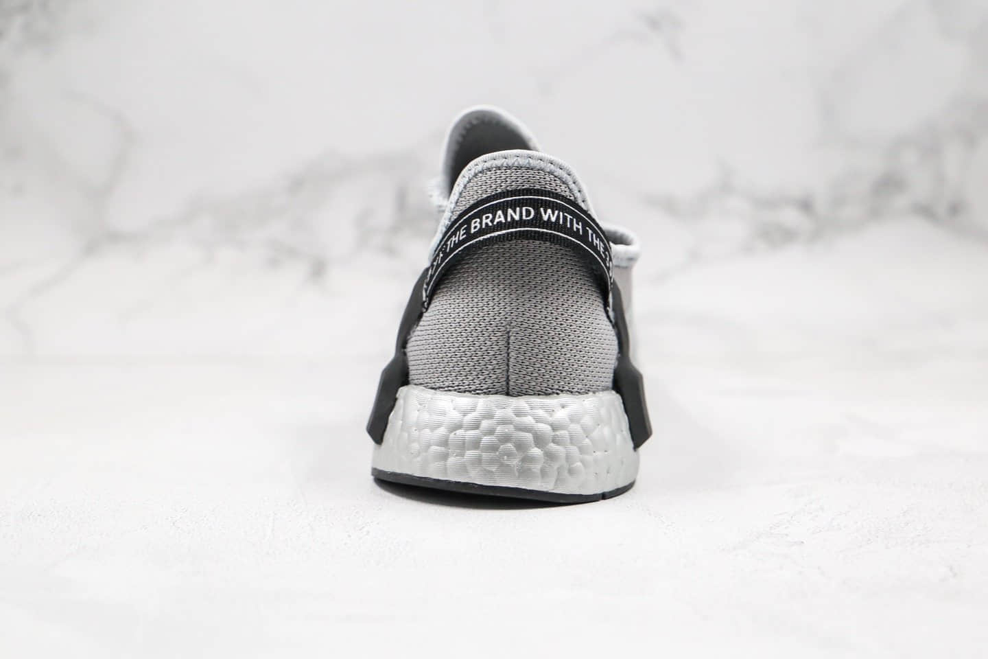 阿迪达斯Adidas NMD_R1 Boost纯原版本爆米花跑鞋NMD灰色原厂黑盒原楦头纸板打造 货号:FV9066