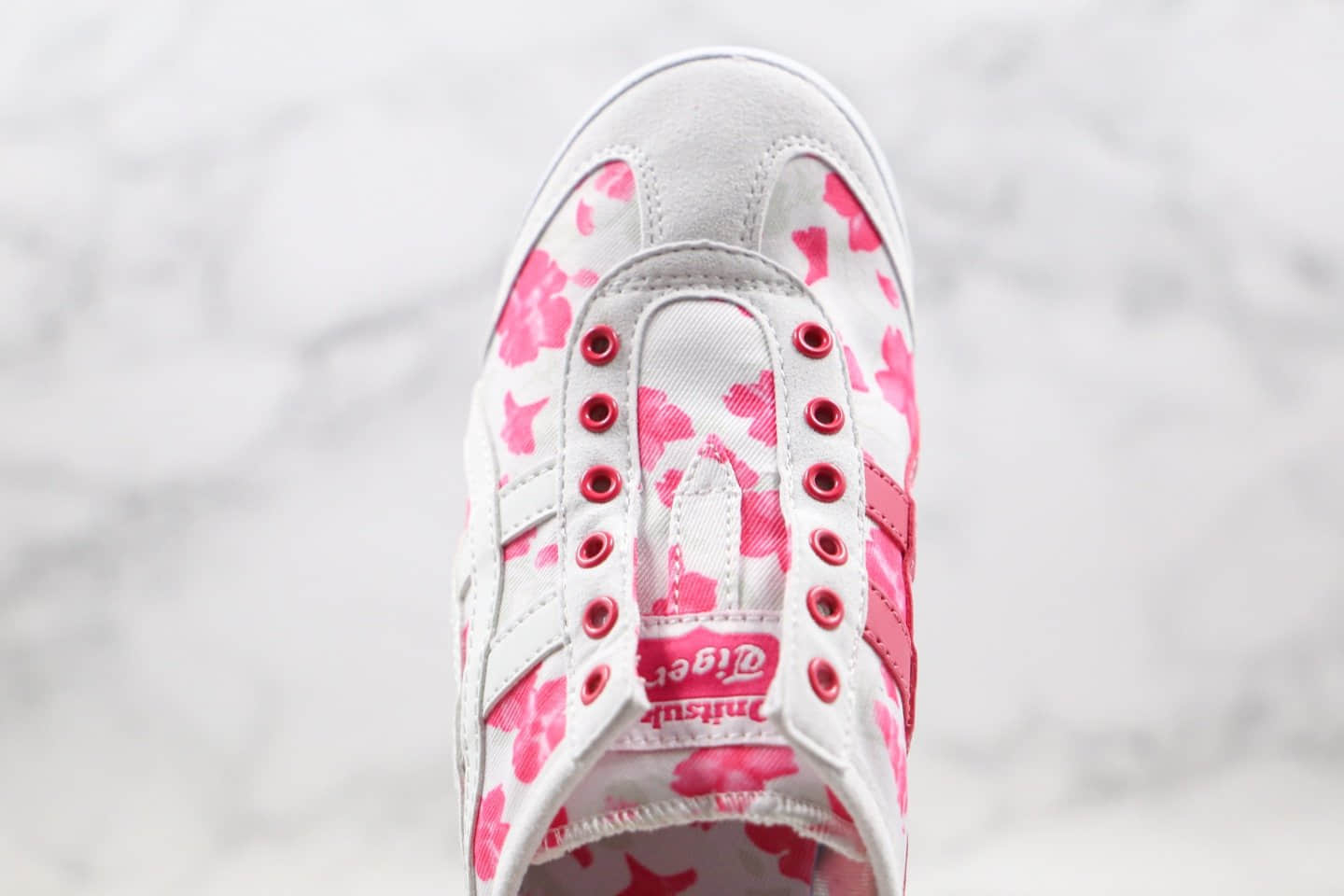 亚瑟士Asics OnitsukaTiger纯原版本鬼冢虎一脚蹬懒人鞋花卉配色原鞋开模一比一打造 货号:1183B430-700