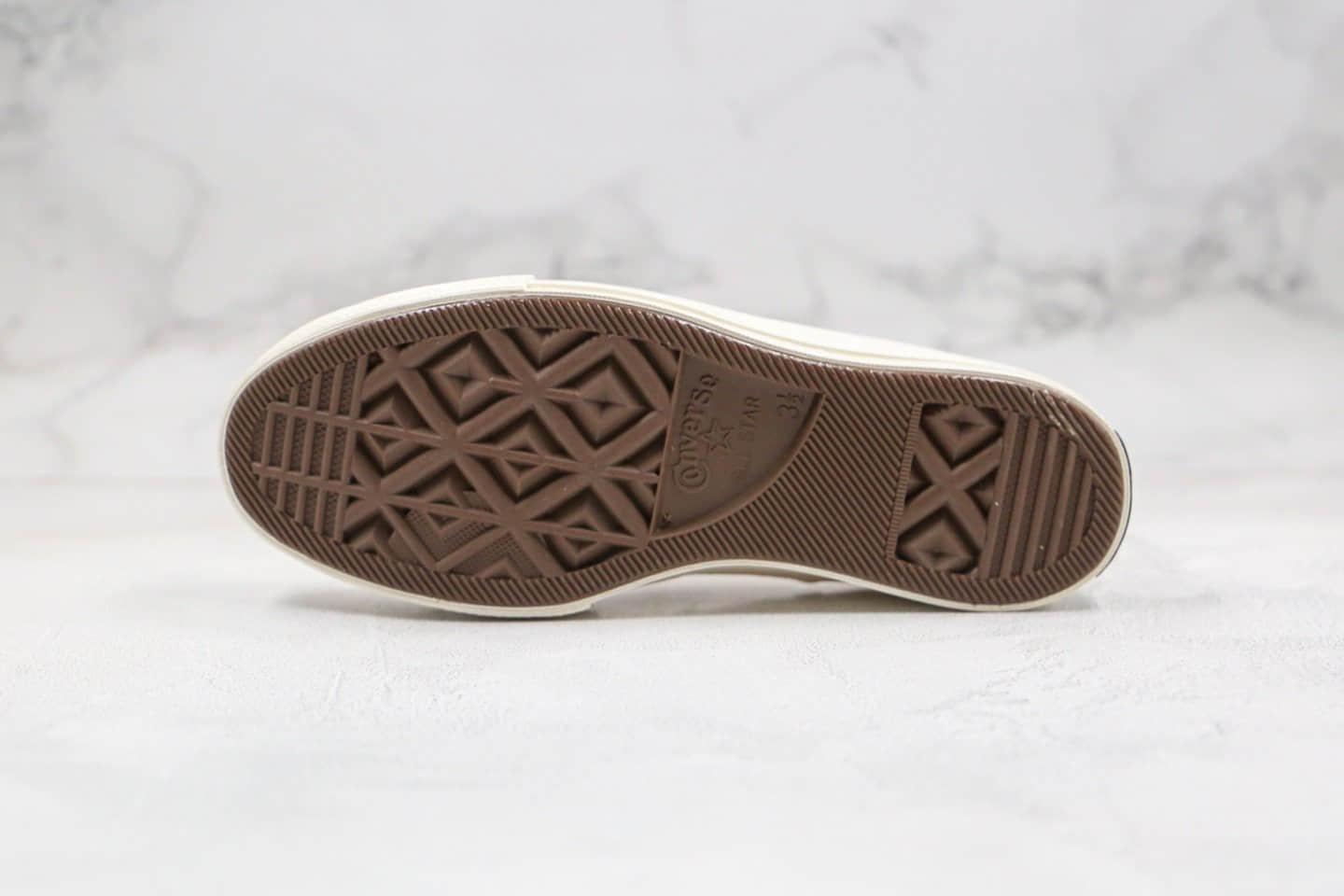 匡威Converse Chuck All Star 1970S公司级版本低帮奶白色冰淇淋懒人鞋一脚蹬原厂硫化正确硅蓝PU软中底 货号:167943C