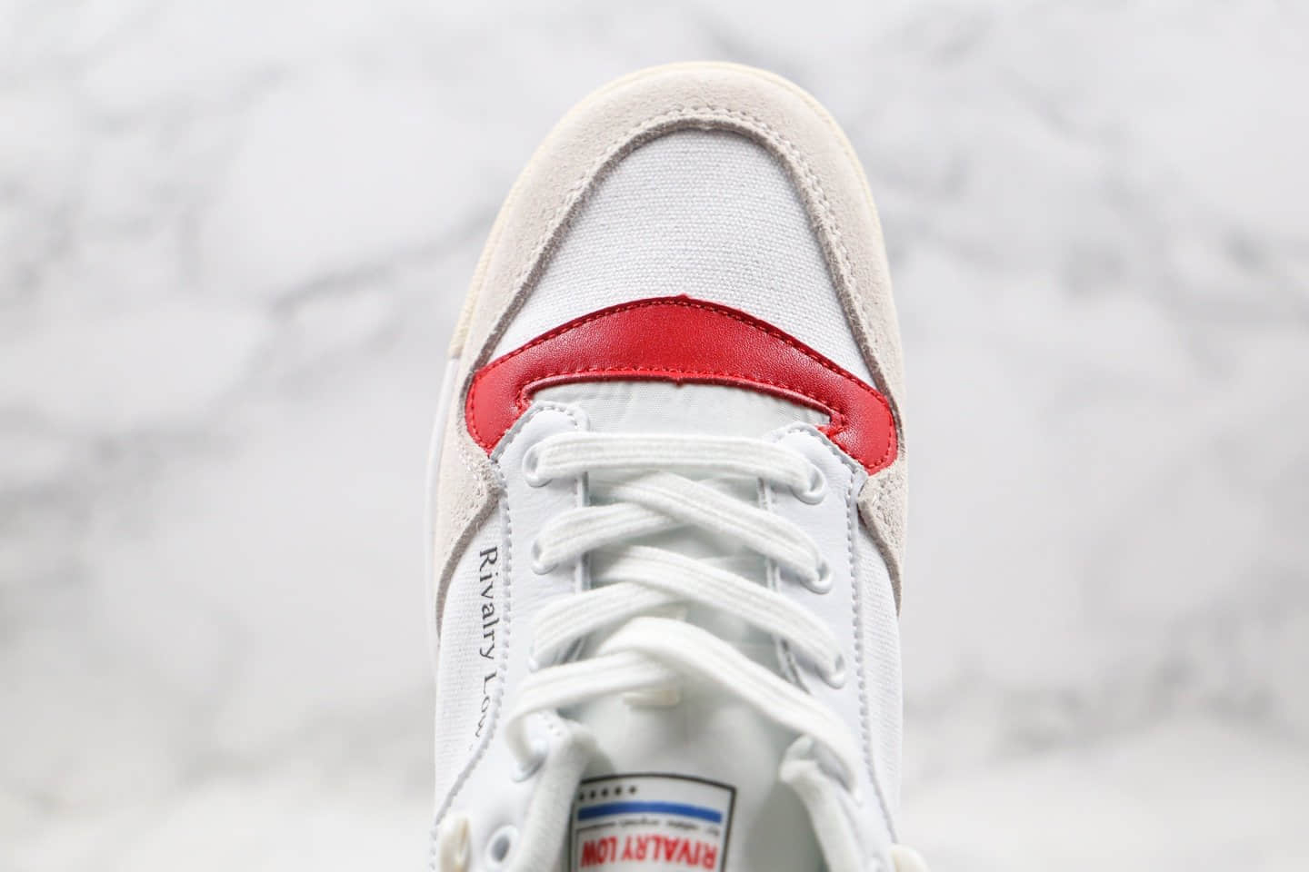 阿迪达斯Adidas Rivalry Low纯原版本三叶草低帮帆布白红色原鞋开模一比一打造 货号:EF6418