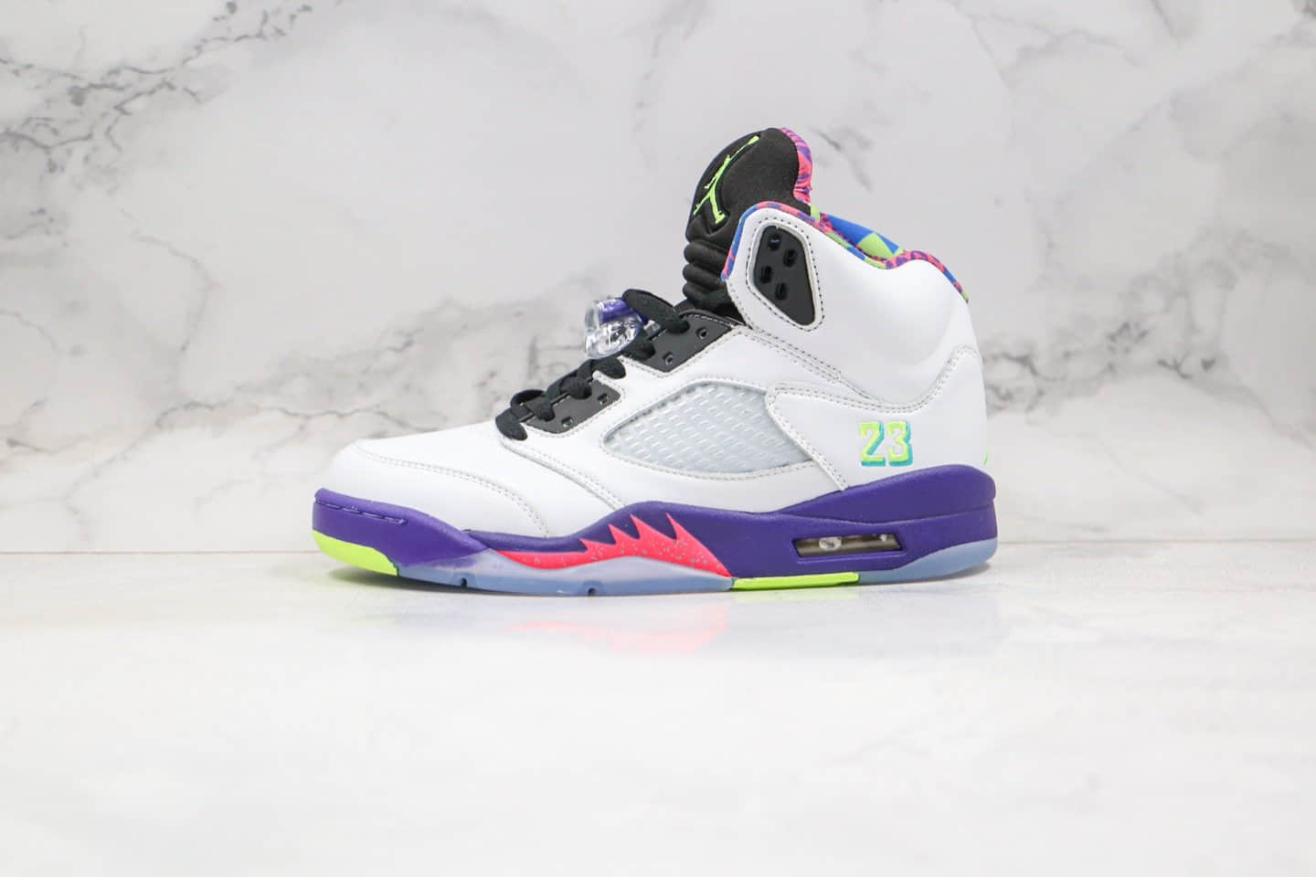 乔丹Air Jordan 5 Alternate Bel-Air纯原版本新鲜王子白紫色AJ5内置气垫原盒原标 货号:DB3335-100