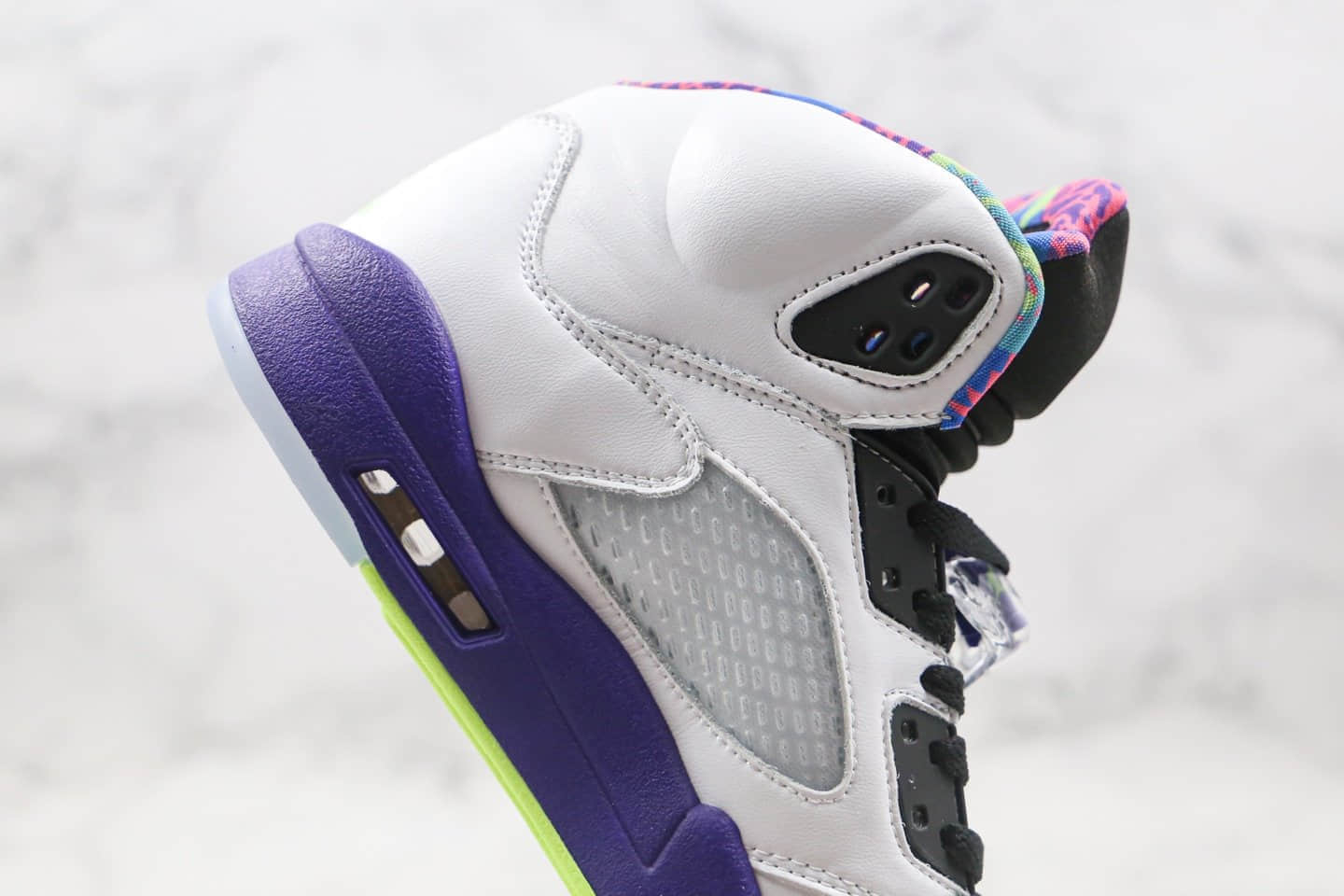 乔丹Air Jordan 5 Alternate Bel-Air纯原版本新鲜王子白紫色AJ5内置气垫原盒原标 货号:DB3335-100