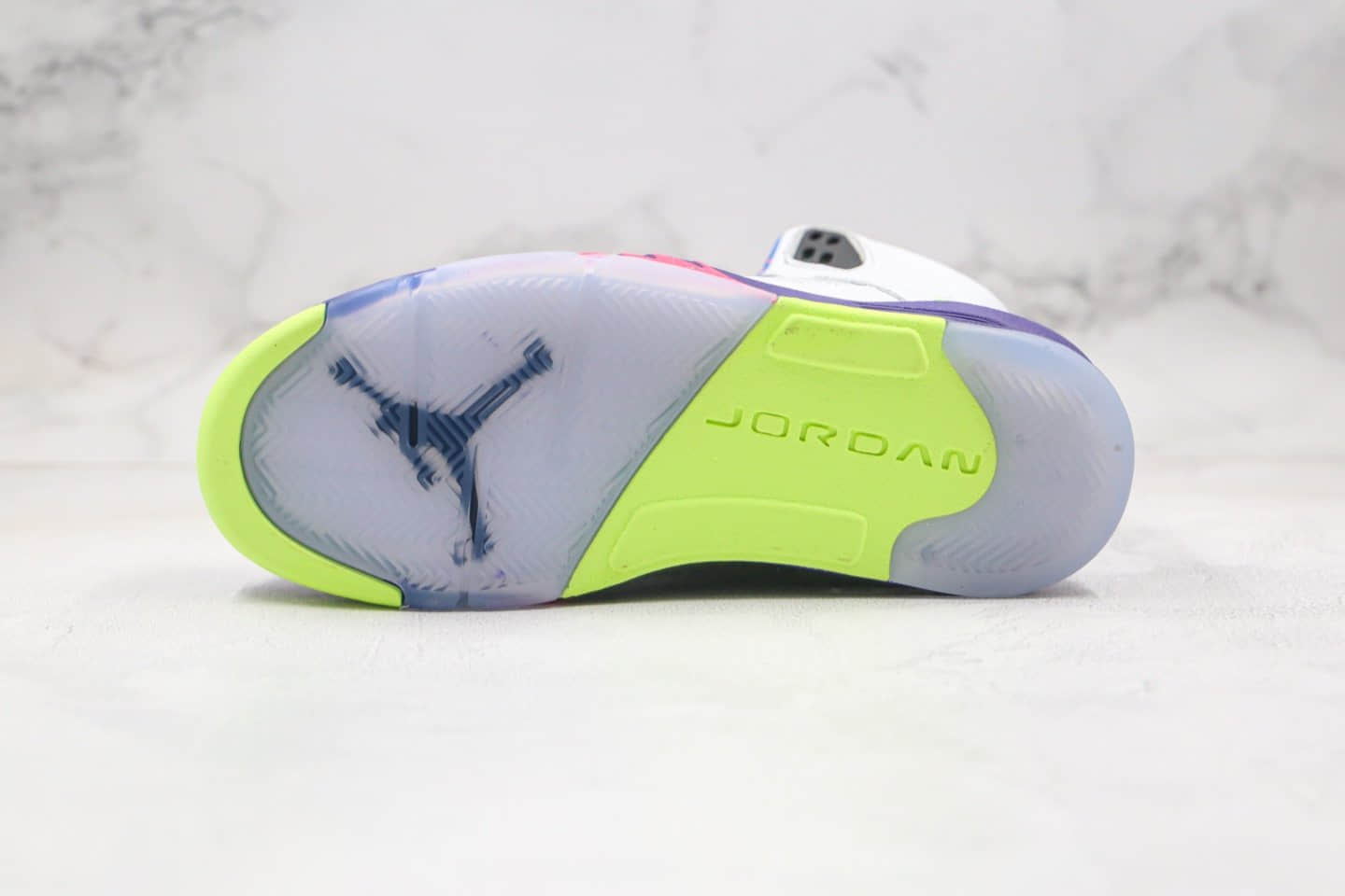 乔丹Air Jordan 5 Alternate Bel-Air纯原版本新鲜王子白紫色AJ5内置气垫原盒原标 货号:DB3335-100