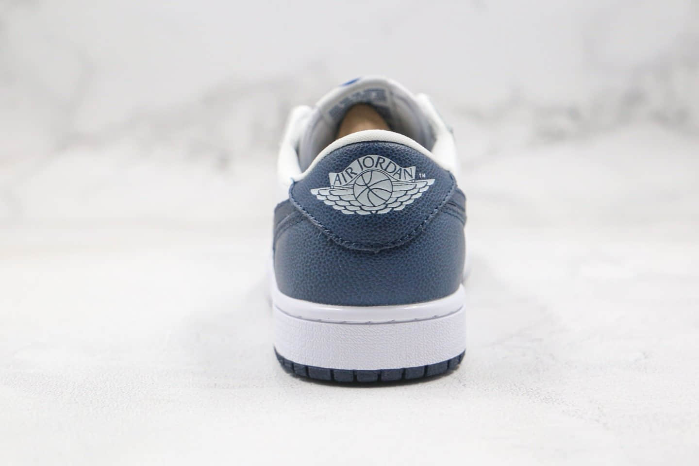 乔丹Air Jordan 1 Low纯原版本低帮AJ1亲友限定蛇纹灰蓝色内置气垫区别市面通货版本 货号:CW8576-200