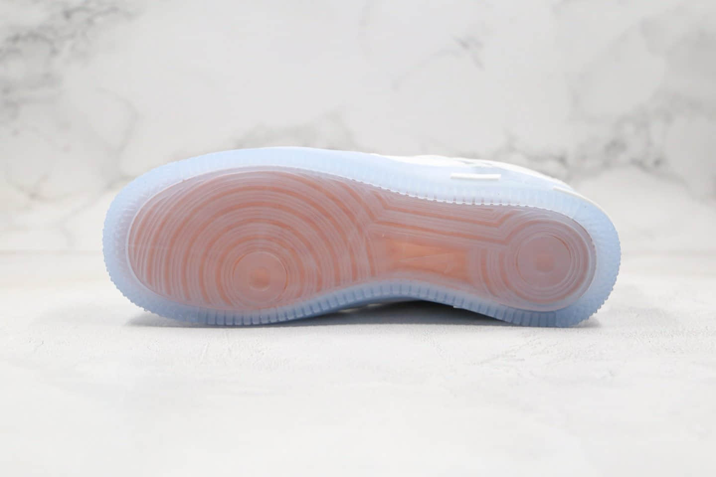 耐克Nike Air Force 1 React QS Light Bone纯原版本低帮空军一号波纹骨白冰蓝配色原盒原标原楦头纸板打造 货号:CQ8879-100