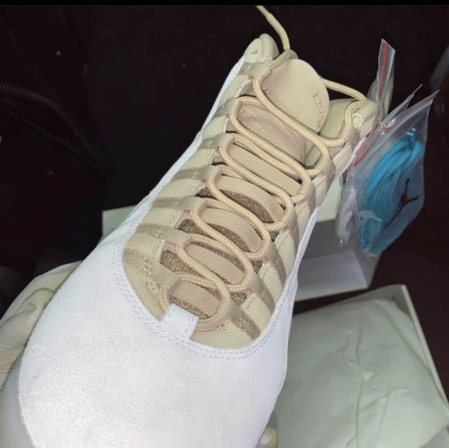 SoleFly x AJ10十周年纪念配色实物细节图曝光!看来又是高规格打造! 货号:CW5854-200