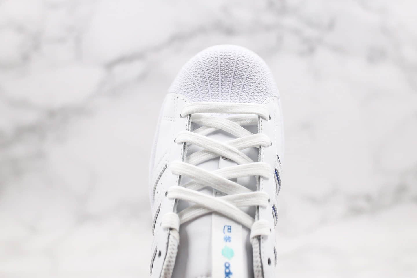 阿迪达斯Adidas Superstar纯原版本三叶草贝壳头城市限定巴黎白薄荷绿色原盒原标原档案数据开发 货号:FW2847