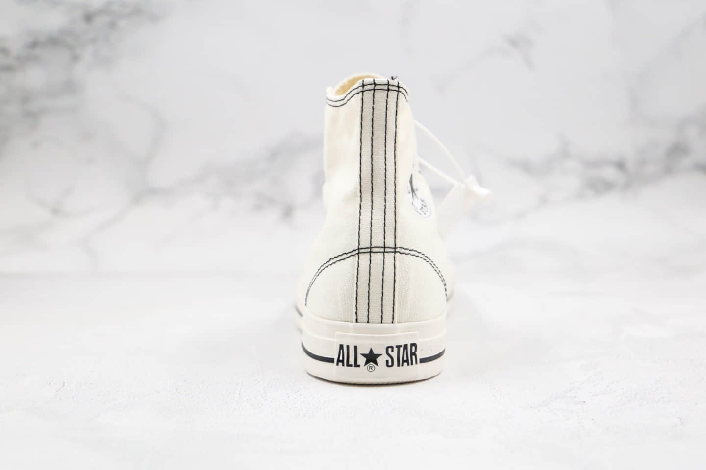 匡威Converse all star stltchlnng hi公司级版本车缝线限定款高帮黑白色原盒原标原楦头纸板打造