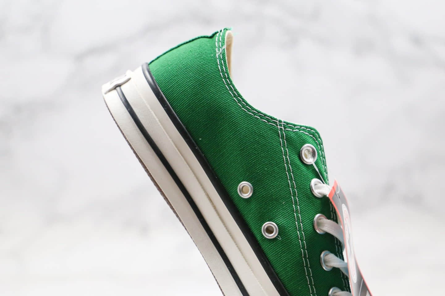 匡威Converse Chuck Taylor All Star公司级版本低帮日产低帮绿色帆布鞋原厂硫化大底原盒原标