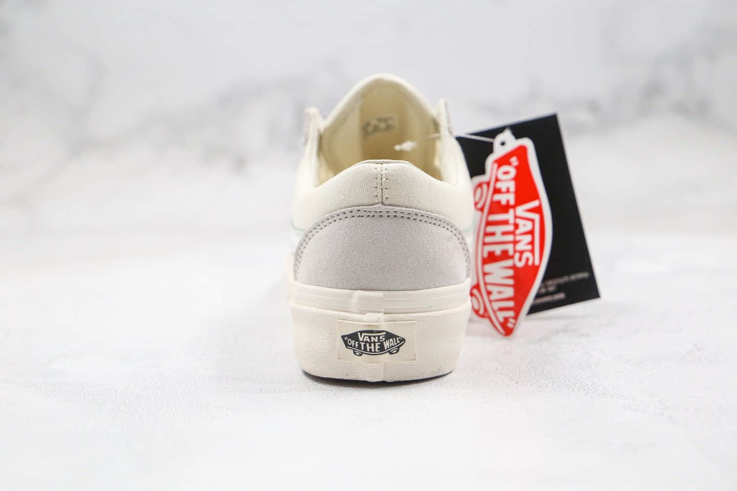 万斯Vans Style 36公司级版本低帮奶白色冰淇淋小头权志龙同款硫化板鞋原盒原标 货号: VN0A3DZ3VTB