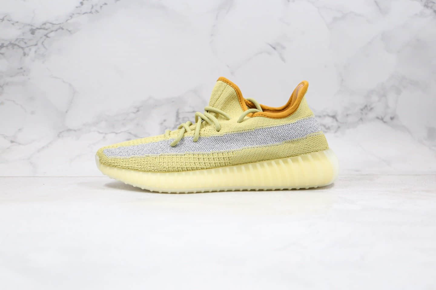 阿迪达斯Adidas Yeezy 350 Boost V2 Desert Sage纯原版本椰子350V2丁黄侧透满天星原厂巴斯夫爆米花大底 货号:FX9034