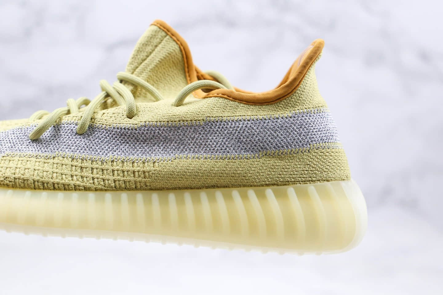 阿迪达斯Adidas Yeezy 350 Boost V2 Desert Sage纯原版本椰子350V2丁黄侧透满天星原厂巴斯夫爆米花大底 货号:FX9034