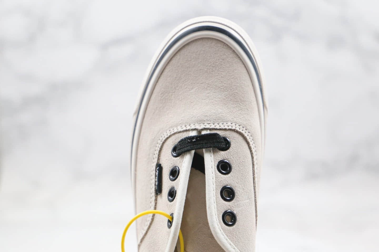 万斯Vans Authentic 44 DX公司级版本麂皮系列牛奶黑白色原厂硫化大底内置钢印正确鞋面材质