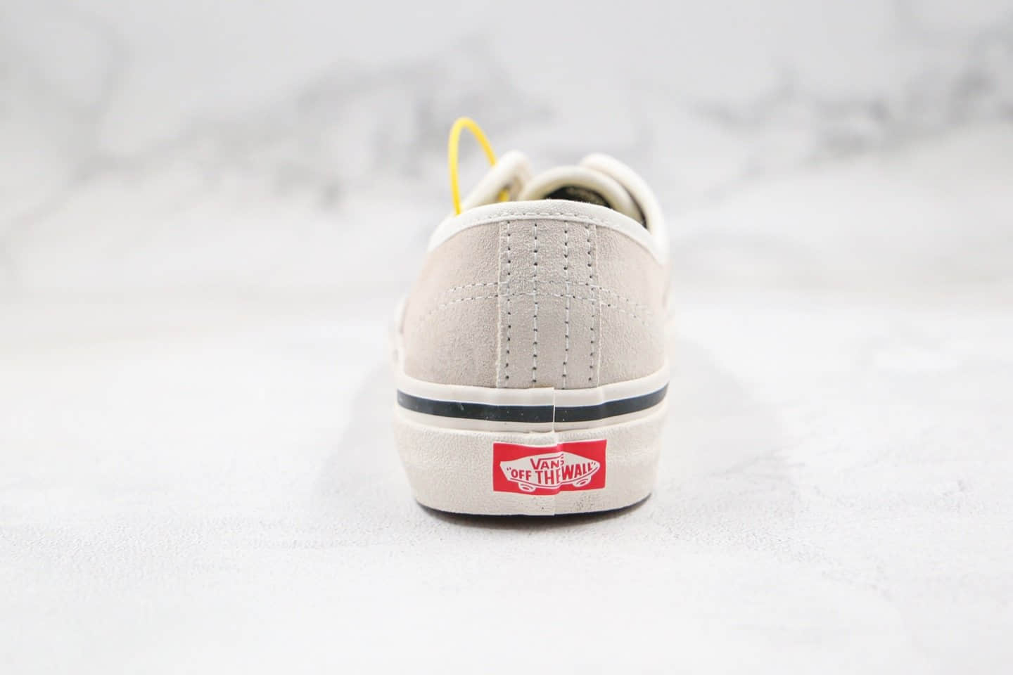 万斯Vans Authentic 44 DX公司级版本麂皮系列牛奶黑白色原厂硫化大底内置钢印正确鞋面材质