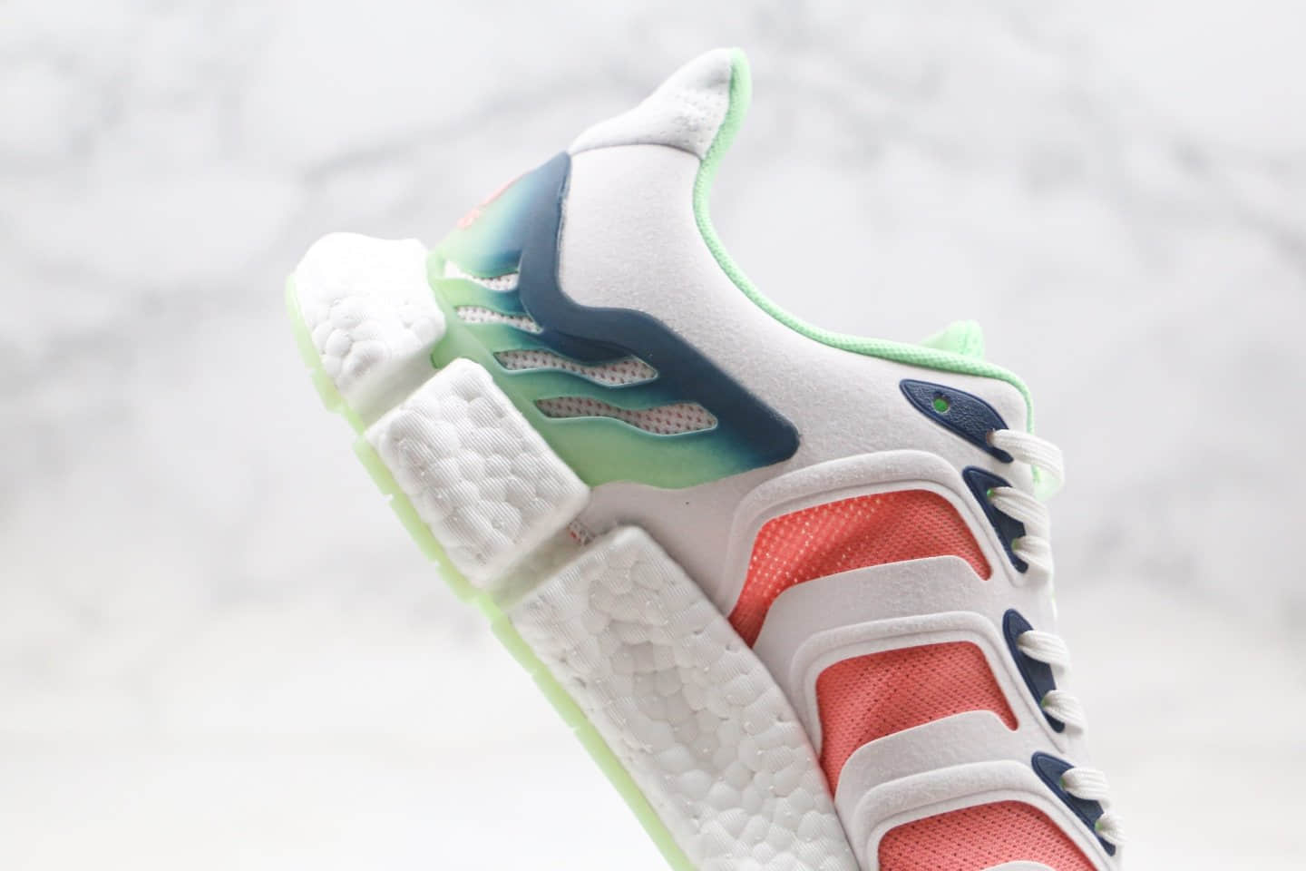 阿迪达斯adidas Climacool纯原版本毛毛虫清风爆米花跑鞋荧光绿粉红色原盒原标原档案数据开发 货号:FX7849