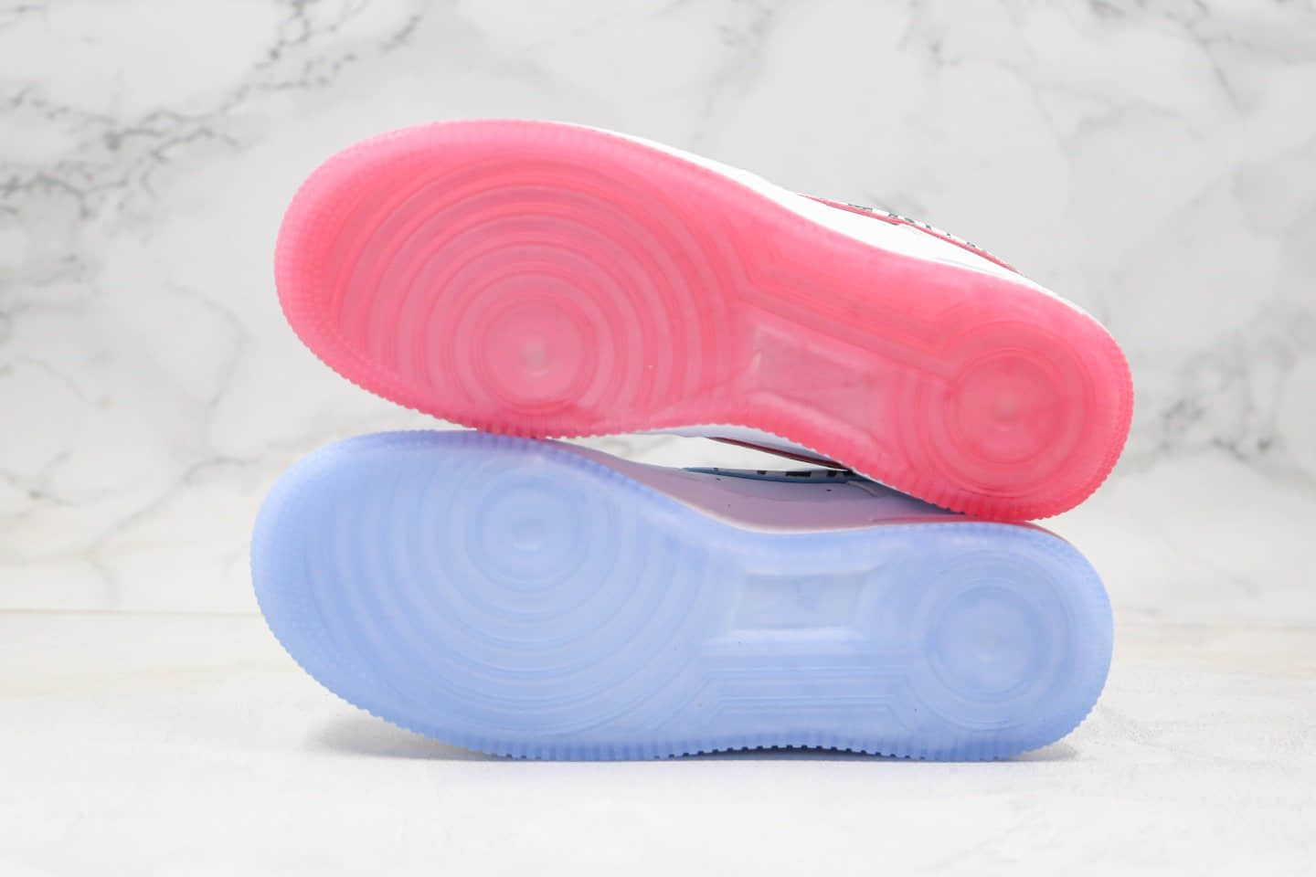 耐克Nike Air Force 1 Low Korea纯原版本低帮空军一号红蓝鸳鸯韩国限定斑马竖纹内置气垫原档案数据开发 货号:CW3919-100