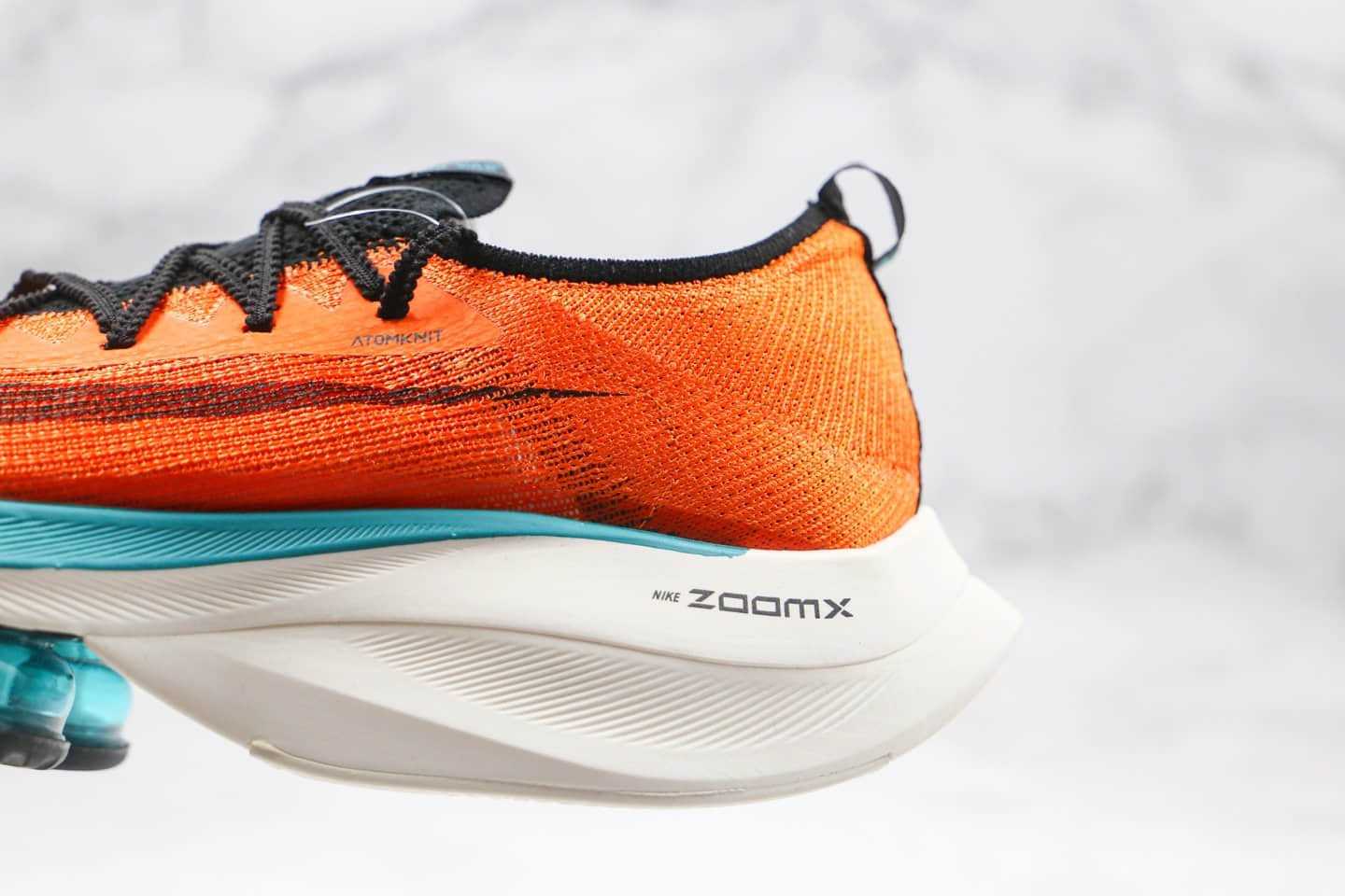 耐克Nike Air Zoom Alphafly NEXT%「破2」马拉松厚底慢跑鞋蓝橙色纯原版本真碳纤维中底搭载Zoom气垫 货号：CI9925-019