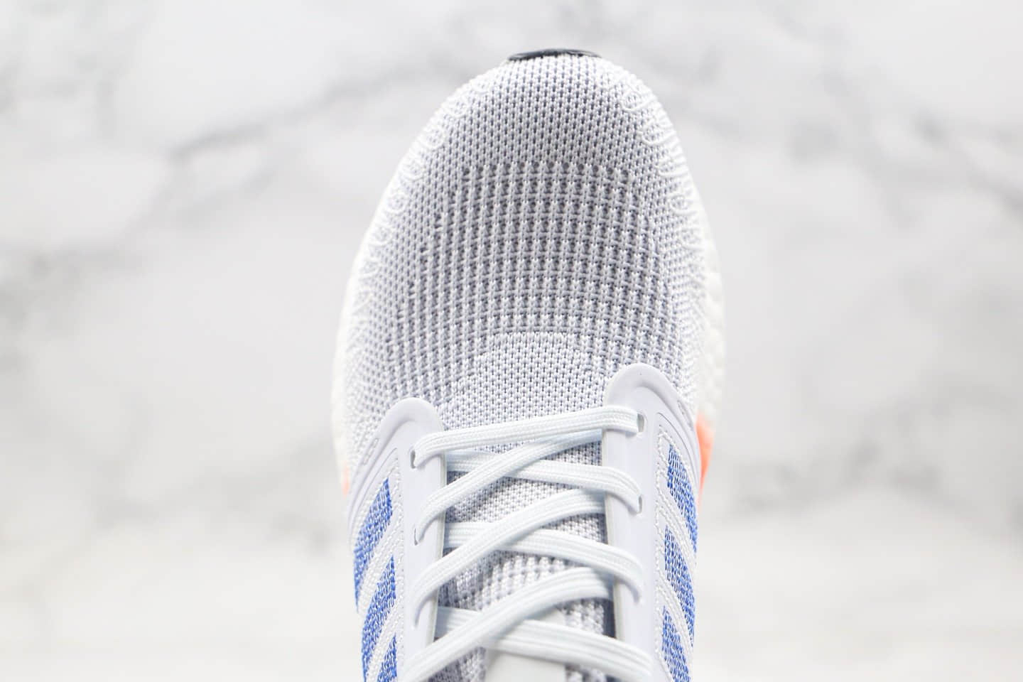 阿迪达斯Adidas UltraBoost 20纯原版本爆米花跑鞋UB6.0白蓝橙色原厂Boost爆米花缓震大底原盒原标 货号:EG0708