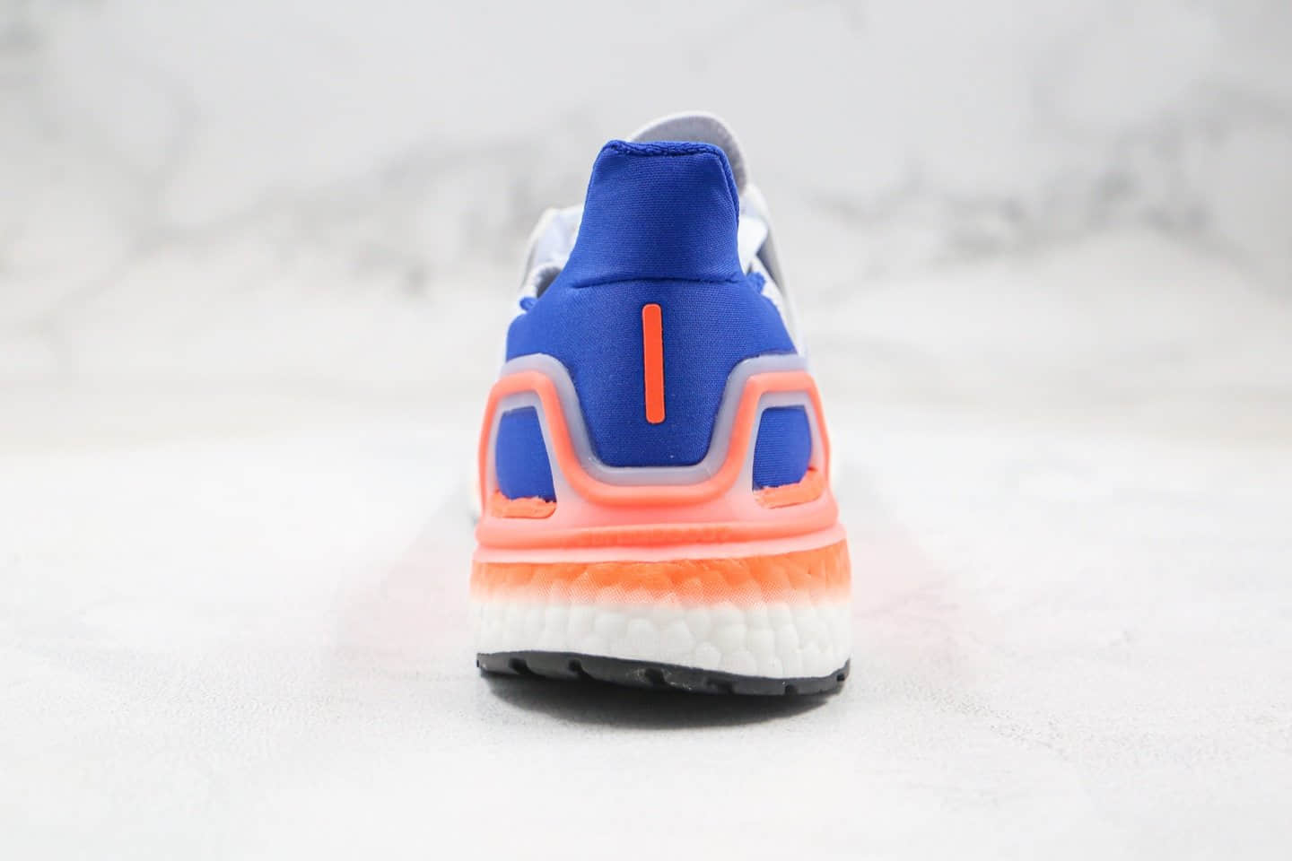 阿迪达斯Adidas UltraBoost 20纯原版本爆米花跑鞋UB6.0白蓝橙色原厂Boost爆米花缓震大底原盒原标 货号:EG0708