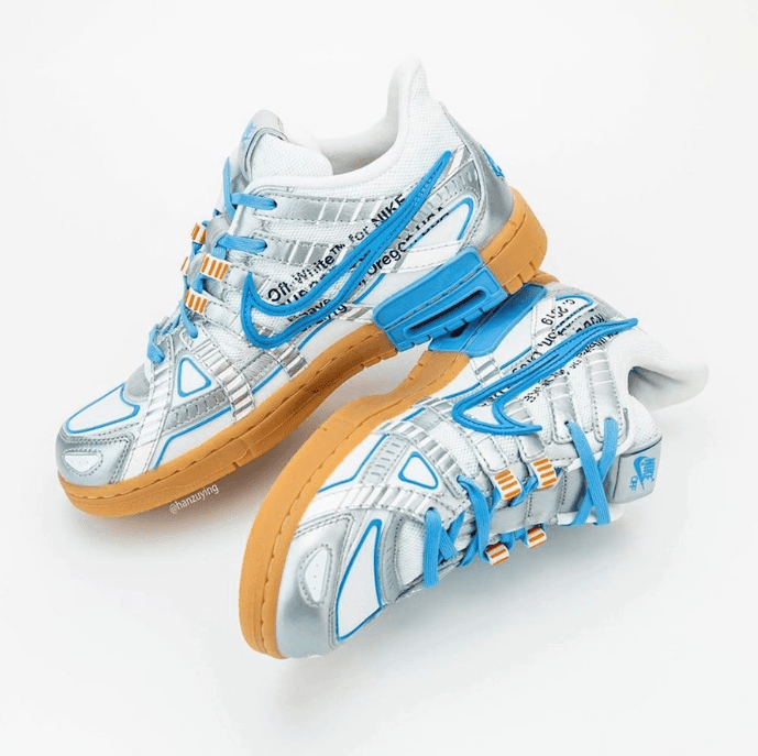OW x Nike Air Rubber Dunk新配色曝光!清爽复古! 货号:CU6015-100