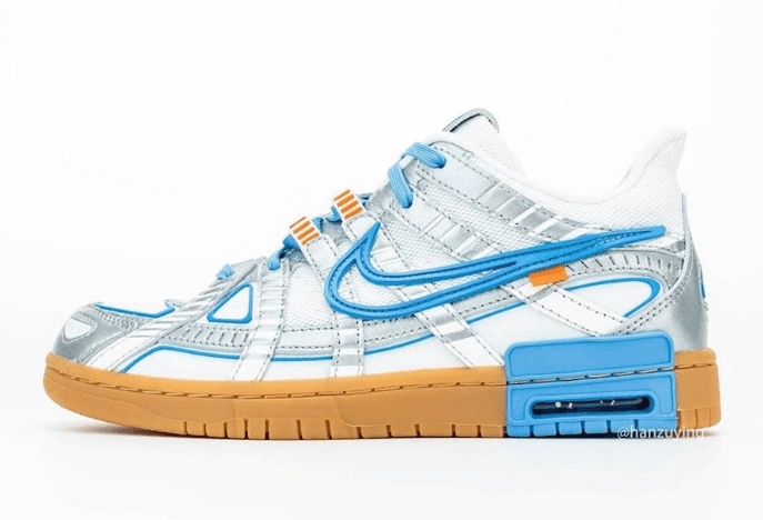 OW x Nike Air Rubber Dunk新配色曝光!清爽复古! 货号:CU6015-100