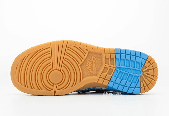 OW x Nike Air Rubber Dunk新配色曝光!清爽复古! 货号:CU6015-100