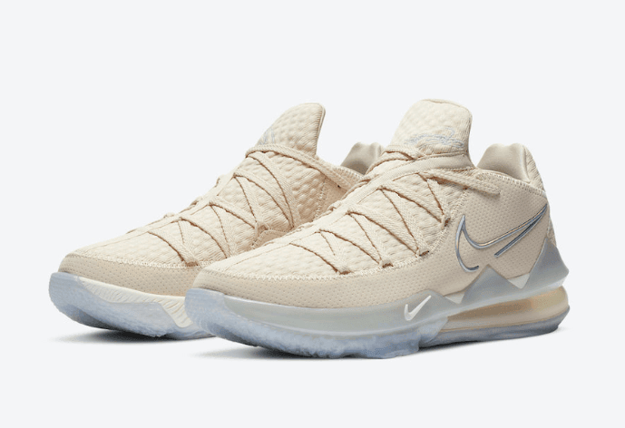 淡奶油装扮+全息钩子!全新 LeBron 17 Low现已发售! 货号:CD5007-200
