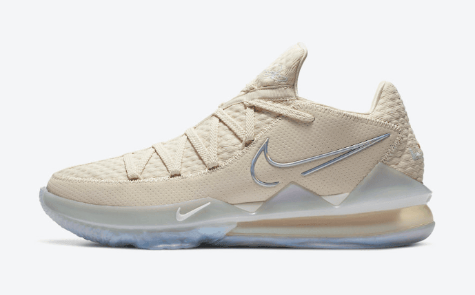 淡奶油装扮+全息钩子!全新 LeBron 17 Low现已发售! 货号:CD5007-200