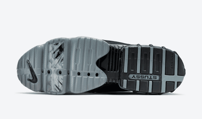 Stussy x Nike Air Zoom Spiridon Cage 2黑灰配色即将发售! 货号:CQ5486-001