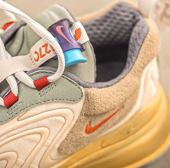 TS x Nike Air Max 270 React联名最新实物图曝光!月底发售! 货号:CT2864-200