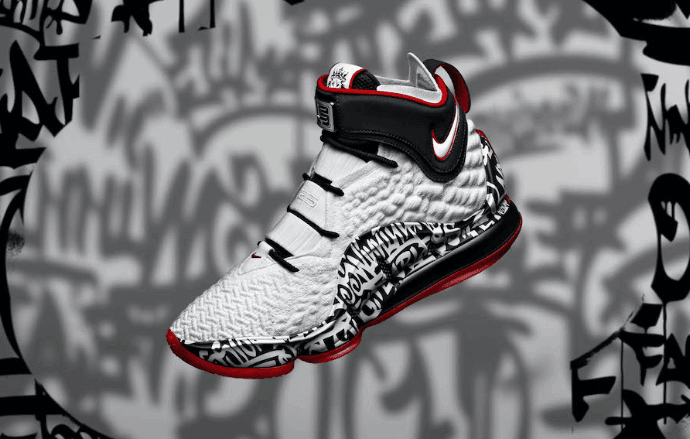 完美致敬 LeBron 4!Nike LeBron 17 “Graffiti”将于6月5日发售! 货号:CT6052-100