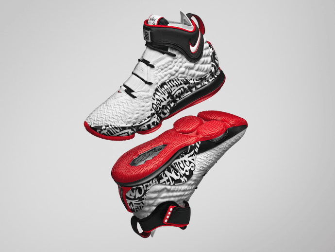 完美致敬 LeBron 4!Nike LeBron 17 “Graffiti”将于6月5日发售! 货号:CT6052-100