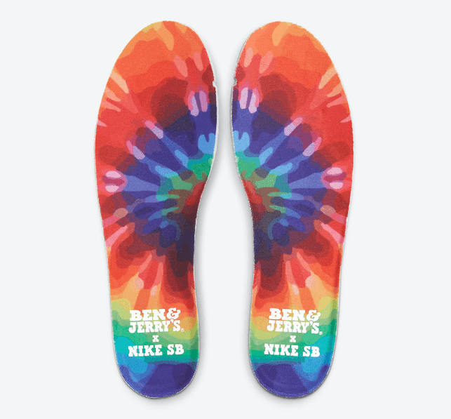 冰淇淋跨界联名!Ben&Jerry’s x Nike SB Dunk Low释出官图!下周发售! 货号:CU3244-100