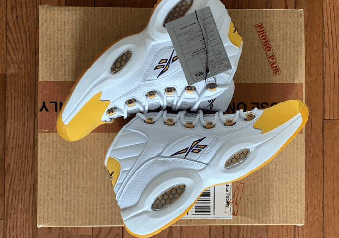 科比亲穿配色!湖人 Reebok Question复刻实物曝光!只是……