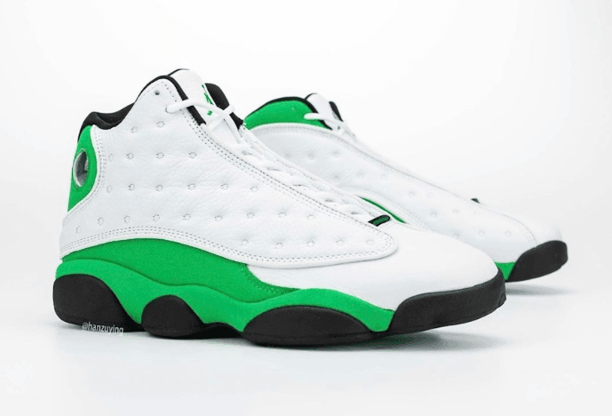 酷似天价雷阿伦 PE!AJ13 “Lucky Green”最新实物图曝光! 货号:DB6537-113