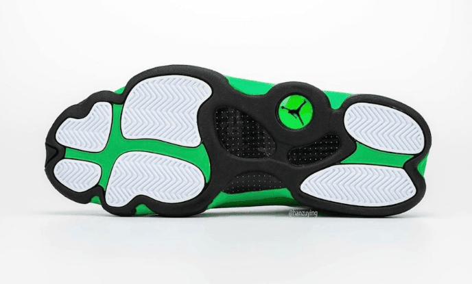 酷似天价雷阿伦 PE!AJ13 “Lucky Green”最新实物图曝光! 货号:DB6537-113