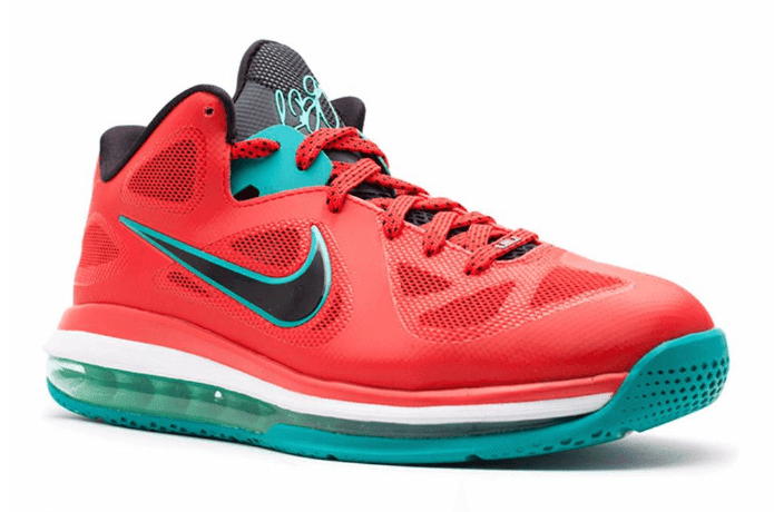 红配绿超抢眼!LeBron 9 Low利物浦配色年末复刻回归! 货号:DH1485-600