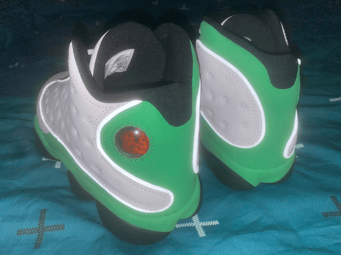 暗藏3M反光细节!酷似雷阿伦PE的全新AJ13释出最新实物图! 货号:DB6537-113