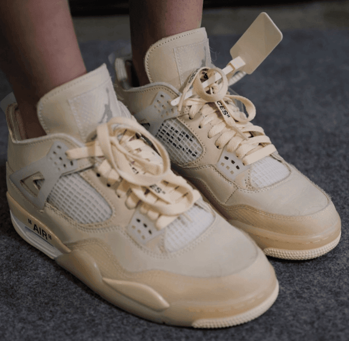 OW x AJ4联名今夏发售!入手有点难度! 货号:CV9388-100