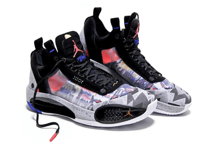 复古印花!全新AJ34 Low“ Print”下月发售! 货号:CZ7746-008