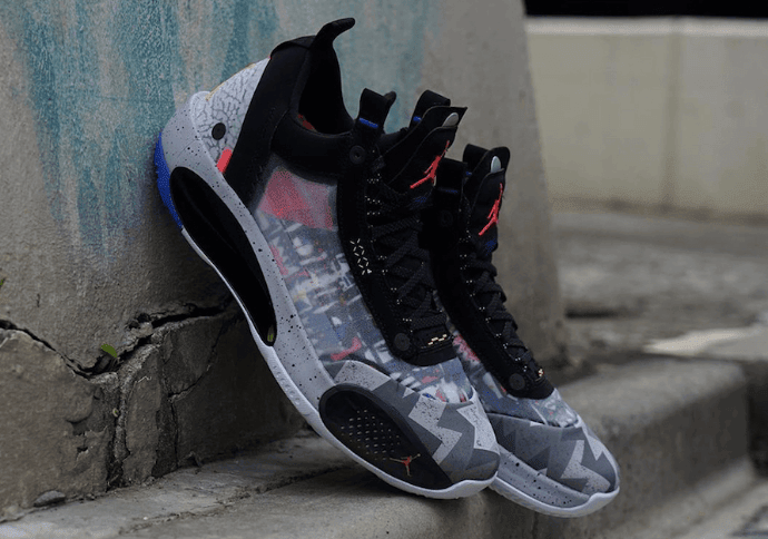 复古印花!全新AJ34 Low“ Print”下月发售! 货号:CZ7746-008