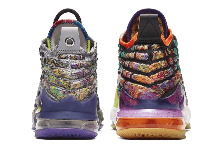 LeBron 17 “What The”官图释出!视觉效果超吸睛! 货号:CV8079-900
