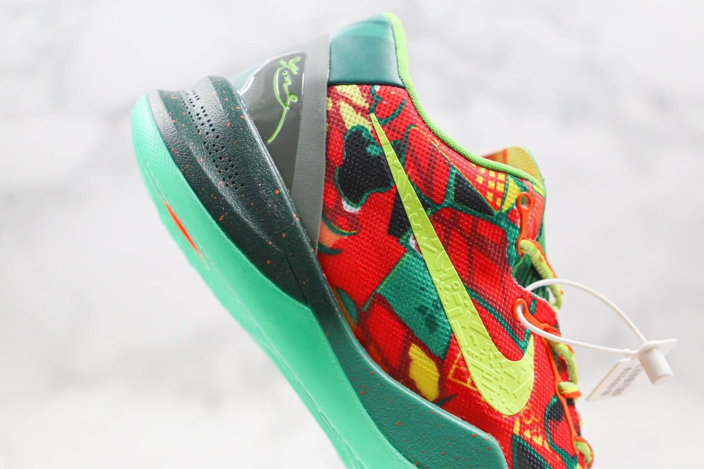 耐克Nike KOBE 8 SYSTEM GC纯原版本科比8代鸳鸯蓝绿色实战篮球鞋内置碳板气垫原档案数据开发 货号:635438-800