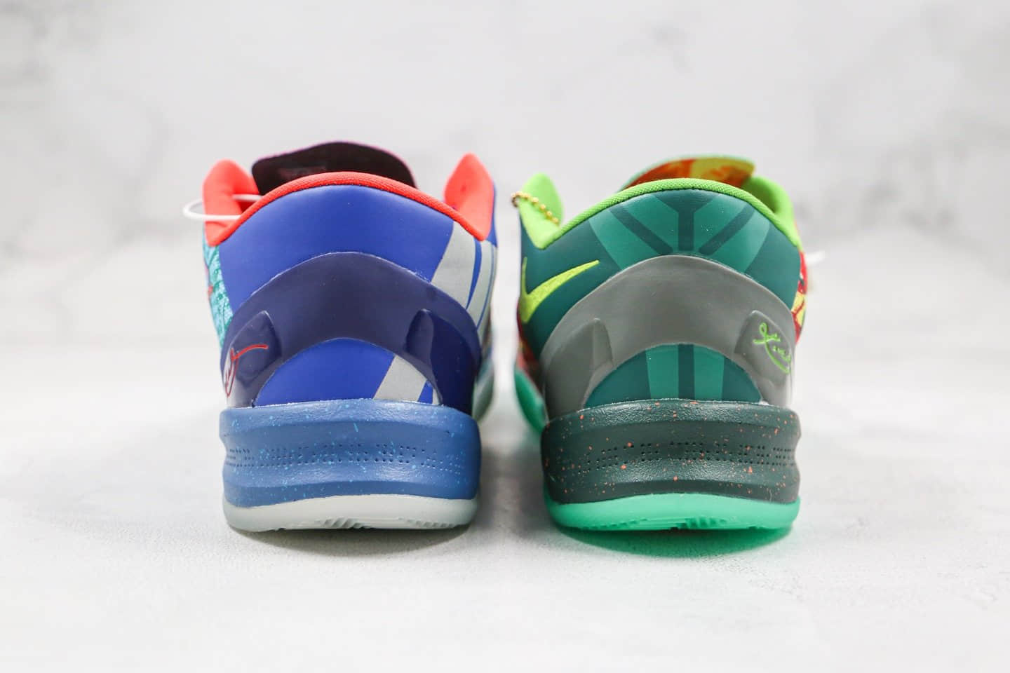 耐克Nike KOBE 8 SYSTEM GC纯原版本科比8代鸳鸯蓝绿色实战篮球鞋内置碳板气垫原档案数据开发 货号:635438-800