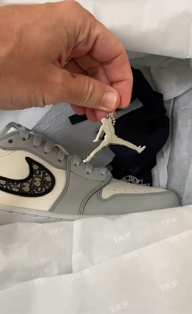 Dior x AJ1 Low开箱!绝对高规格! 货号:CN8608-002
