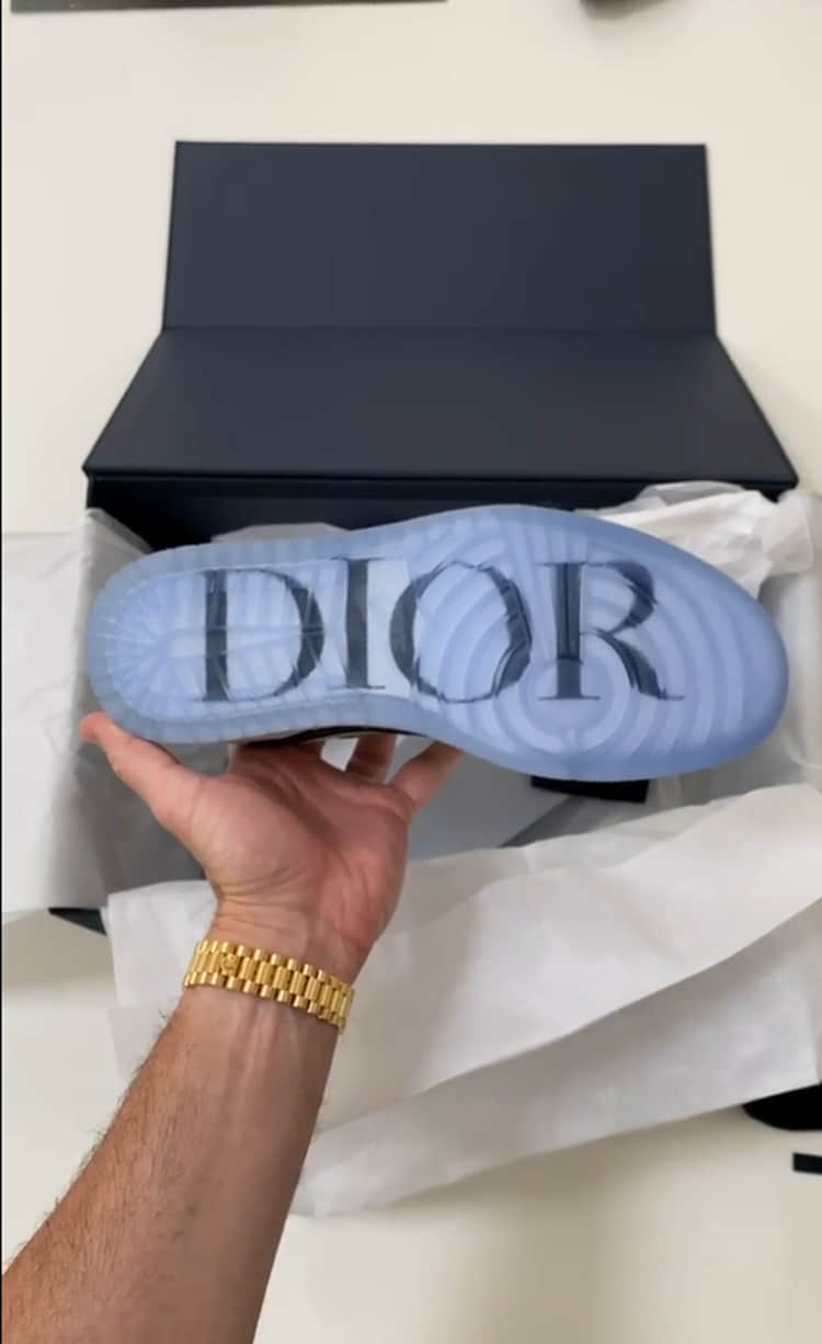 Dior x AJ1 Low开箱!绝对高规格! 货号:CN8608-002