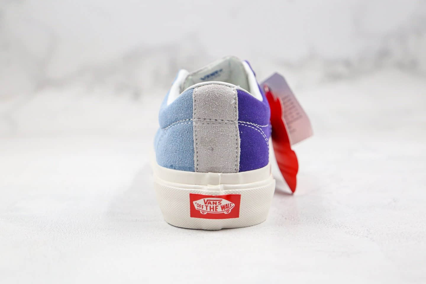 万斯VANS Sid DX纯原版本低帮余文乐小V复古拼色日系板鞋篮紫色原厂硫化大底 货号:VN0A4BTXIB